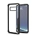 Tonicstar Samsung Galaxy S8 Case, Crystal Clear Cover Case Shock Proof, Scratch Proof with Transparent Hard Plastic Back Black