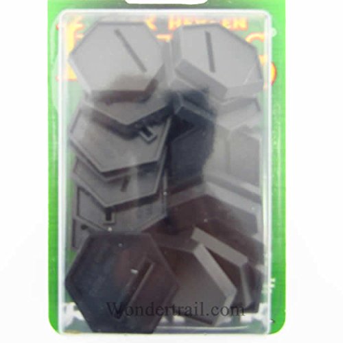 1in Slotted Hex Gaming Bases Pack of 20 Reaper Miniatures