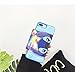 Blue Stitch Leather Case with Card Holder Stand for iPhone 7 Plus / 8 Plus 7+ 8+ 7Plus 8Plus Large Size Disney Cartoon Protective Pratical Shockproof Cute Lovely Chic Gift Kids Boys Girls Little Girls