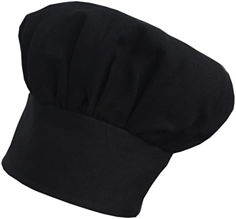 Personalized kids child children chef hat in black adjustable, custom name BEST GIFT