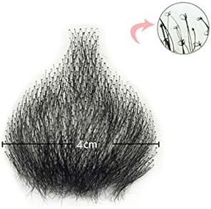 100% Human Hair Full Hand Tied Men Fake Beard Mustache for Party/film