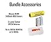 NiteCore MH27UV Bundle - USB Rechargeable 1000 lumens LED Flashlight w/ Red, Blue, and UltraViolet Light plus 3400 mAh 18650 Battery, 2x CR123A Batteries, and Battery Organizer