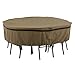 Classic Accessories Hickory Round Patio Table & Chair Set Cover, Large