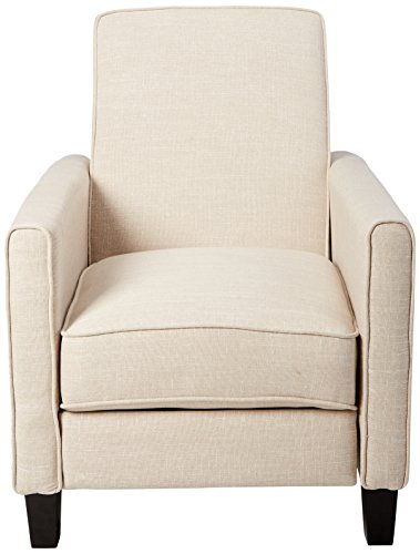 Best Selling Davis Fabric Recliner Club Chair, Light Beige