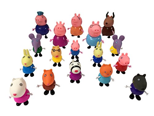 Mr Bigz 17 in 1 Mini Pig Family and Friends Set