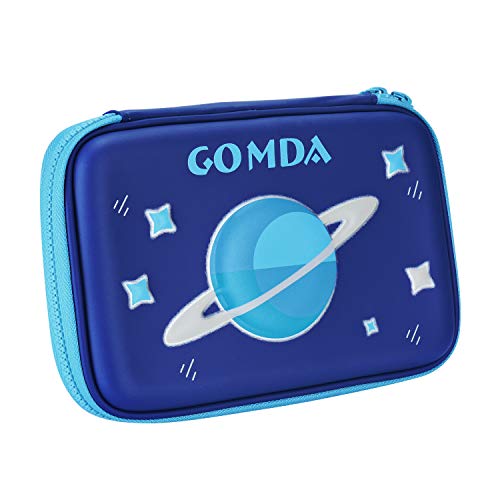 Pencil Case for Kids, Slots Pencil Organizer, Large Pencil Box Anti-Shock Pen Pouch Case Storage for Colored Pencil, Holder Pouches for School Office (Planet)