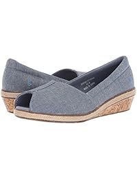 Saltamontes granate Peep Toe Zapatillas de la mujer