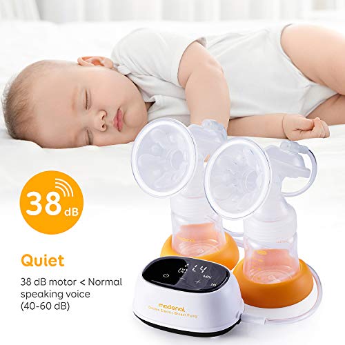 MADENAL Double Electric Breast Pump Travel Set, Ice Pack, Breastmilk Storage Bags, Super Quiet, Effective and Comfortable with On The Go Cooler Bag - Thumbnail 6