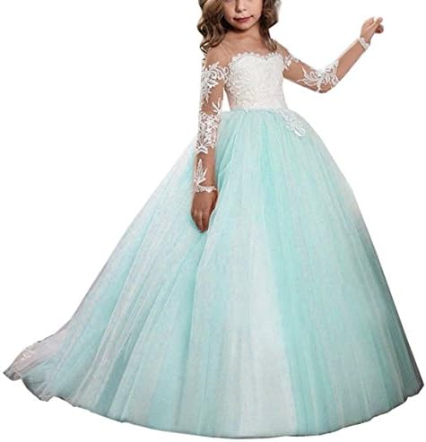 GZY Girls Toddler Pageant Dresses for Teens Lilac Flower Girls Dress GZY50