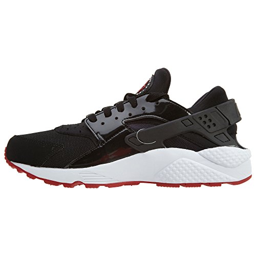 black and red huaraches mens
