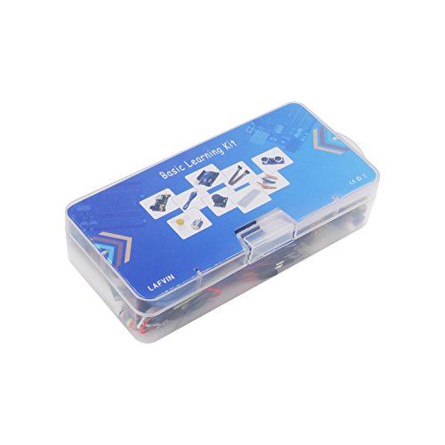 LAFVIN The Basic Starter kit for Arduino with UNO R3, Breadboard, LED, Resistor,Jumper Wires and Power Supply