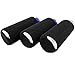 Slim Can Sleeves - Set of 6 Can Neoprene Beverage Coolers (6Pack - Black)