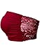 Luna Flower Women's Strapless Padded Bandeau Floral Lace Back Tube Bra Tops