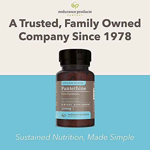 Pantethine from Pantesin - 300mg Sustained Release for Optimal Absorption - 200 Tablets - Vitamin B5 Pantothenic Acid - Supports Lipid Metabolism & Cardiovascular Health*