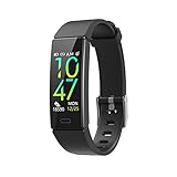 ZURURU Fitness Tracker with Blood Pressure Heart Rate Sleep Monitor, IP68 Waterproof Activity Tracker Fit Smart Watch with 10 Sport Modes Pedometer Calorie Step Counter for Women Men Kids