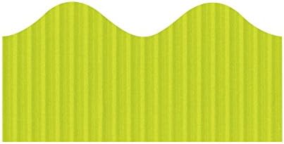 Bordette 2.25 in. x 50 Ft. Scalloped Decorative Border44; Lime