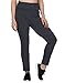 HDE Women's Maternity Yoga Pants Pregnancy Stretch Fold Over Lounge Leggings (Charcoal Gray with Charcoal Gray, Large)