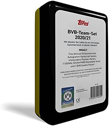 Borussia Dortmund Bvb Team Set 2020 21 Collector S Box Autograph Cards Poster Amazon Co Uk Sports Outdoors