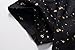 SSLR Mens Dress Shirts Casual Cotton Print Shirt Short Sleeve Button Up Shirts for Men (X-Large, Black)
