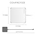 Macbook Pro Charger, SkyGrand Replacement 60W Magsafe 2 T-Tip Connector AC Power Adapter Charger for Macbook Pro with 13-inch Retina display (Made After Late 2012)