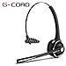 G-Cord Over-The-Head Wireless Bluetooth V4.1 Hands Free Headsets with Microphone for Drivers, Telephone Operators and More