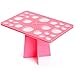 Matto Makeup Brushes Holder Organizer Rack Folding Collapsible Air Drying Tower Brush Dryer (Pink)