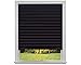 Original Blackout Pleated Paper Shade Black, 36 x 72, 6-Pack (Renewed)