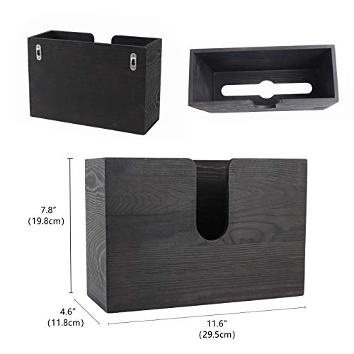 KQGO Wood Paper Towel Dispenser,Multifold Paper Towel Holder for