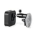 Wasserstein Versatile Suction Cup Mount with Universal Screw Adapter Compatible with Blink Outdoor & Blink XT2/XT Camera (3 Pack, Black)