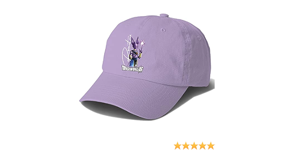 Beerus Orb Snapback Hat Lavender 