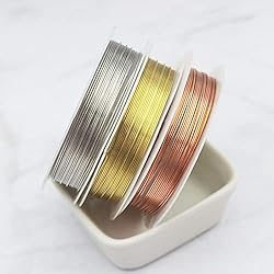 INSPIRELLE 8 Packs Copper Wire Mixed Sizes Craft