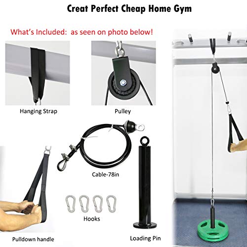 SYL-Fitness-LAT-Pulley-System-Cable-Machine-Attachment-with-Loading-Pin-for-Pull-Down-Crossover-DIY-Garage-Gym-Equipments