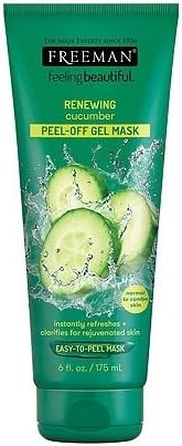 Cucumber Facial Peel-Off Mask, 6 oz Per Tube (2 Pack)