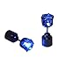 Glowing Diamond Stainless Steel LED Earrings For Party Club Disco Rave Bright Stylish Fashion(1-4 Pair) -Kailian