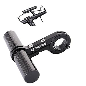 JPOJPO Bike Stuur Extender Extension Carbon Fiber Beugel Aluminium Klem Voor Fiets Snelheidsmeter Koplamp Lamp Houder