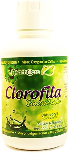 Clorofila Concentrada desintoxicante natural 16 fl.oz Best Detox concentrated chlorophyll Antioxidant Action
