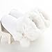 Voberry Baby Toddler Girls Knit Soft Winter Warm Snow Boot Fur Trimmed Pom Pom Boots (12~18 Month, White 2)