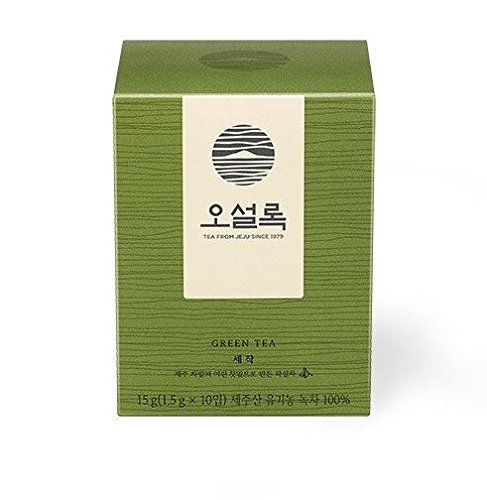 OSULLOC Sejak 15g Traditional Organic Young Green Tea with Delicate Scent -10 teabags