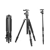Zomei Z818 Professional Camera Tripod Monopod With Ball Head/Quick Release Plate and Carring Case (Black)
