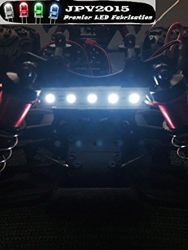 Genuine JPV2015 Product - Water-resistant RC LED WHITE 5 SMD LIGHT BAR Associated, Team Associated! - Premium Quality - Handmade in USA exclusively by JPV2015