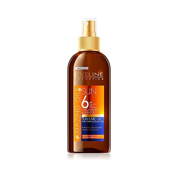 Eveline Oil with Tanning Accelerator SPF 6 150ml Sun Bronze