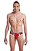 ONEFIT Men's Sports Underwear Solid Stretch Briefs Red L