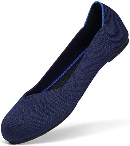 Classic Ballet Flats for Women Slip-On Loafer Cute Round Toe Walking Shoe