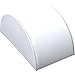 FindingKing White Leather Bracelet Half Moon Display Ramp Stand 3