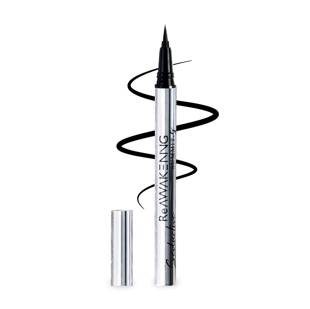 SUMMIT.g Matte Black Liquid Eyeliner | Waterproof & Smudge Proof | 24 Hour All Day Wear | Ultra Fine Felt Tip | Xtra Large Volume 1.6ml | Highly Pigmented | Stunning Definition