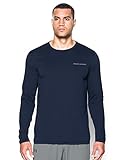 Under Armour Men's Charged Cotton Long Sleeve T-Shirt, Midnight Navy (410), X-Large