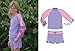 Tuga Girls Two-Piece Long Sleeve Swimsuit Set 2-14 Years, UPF 50+ Sun Protection