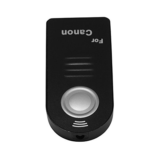FoRapid IR Wireless Shutter Release Remote Control for Canon EOS 7D, 6D, 5D MK III, 5D MK IV, 7D MK II, 80D, 70D, 1200D, 100D, 700D, 650D, 1100D, 600D, 550D, EOS M, REBEL T6S, T6I, T5I, T4I, T3I, XTI