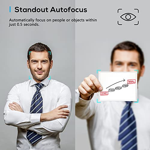 AIRHUG 2K Webcam with Microphones, USB Web Cam for Computer and