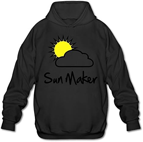 Artphoto Men's Cute Sun Hoodies Sweatshirt XXL Black